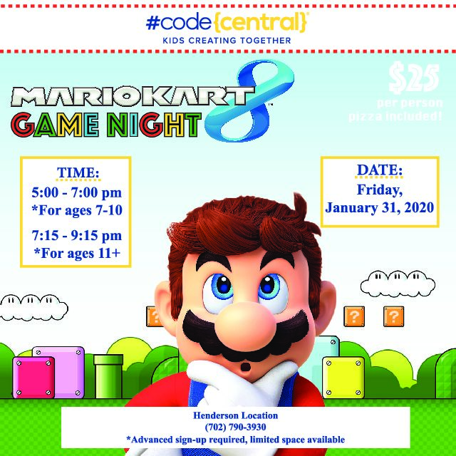 Mario Kart Infinity Game Night Ages 12 Henderson Codecentral - league of legends roblox game night ages 7 11 summerlin codecentral