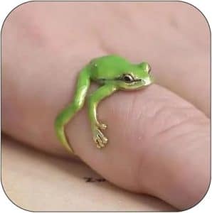 Tree Frog Ring, Green