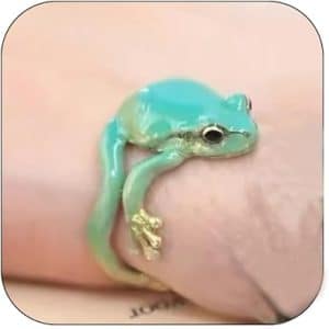 Tree Frog Ring, Blue