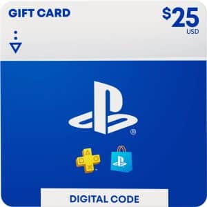 $25 PlayStation Store Gift Card