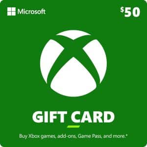 $50 Xbox Gift Card