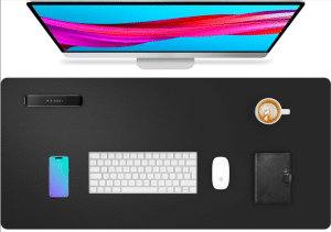 Large Waterproof Mouse Pad, Black