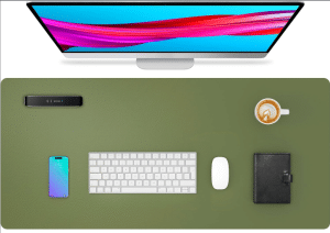 Large Waterproof Mouse Pad, Olive Green